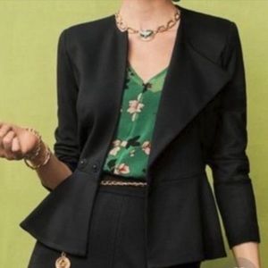EUC Cabi Black Peplum Agency Blazer -Size 8